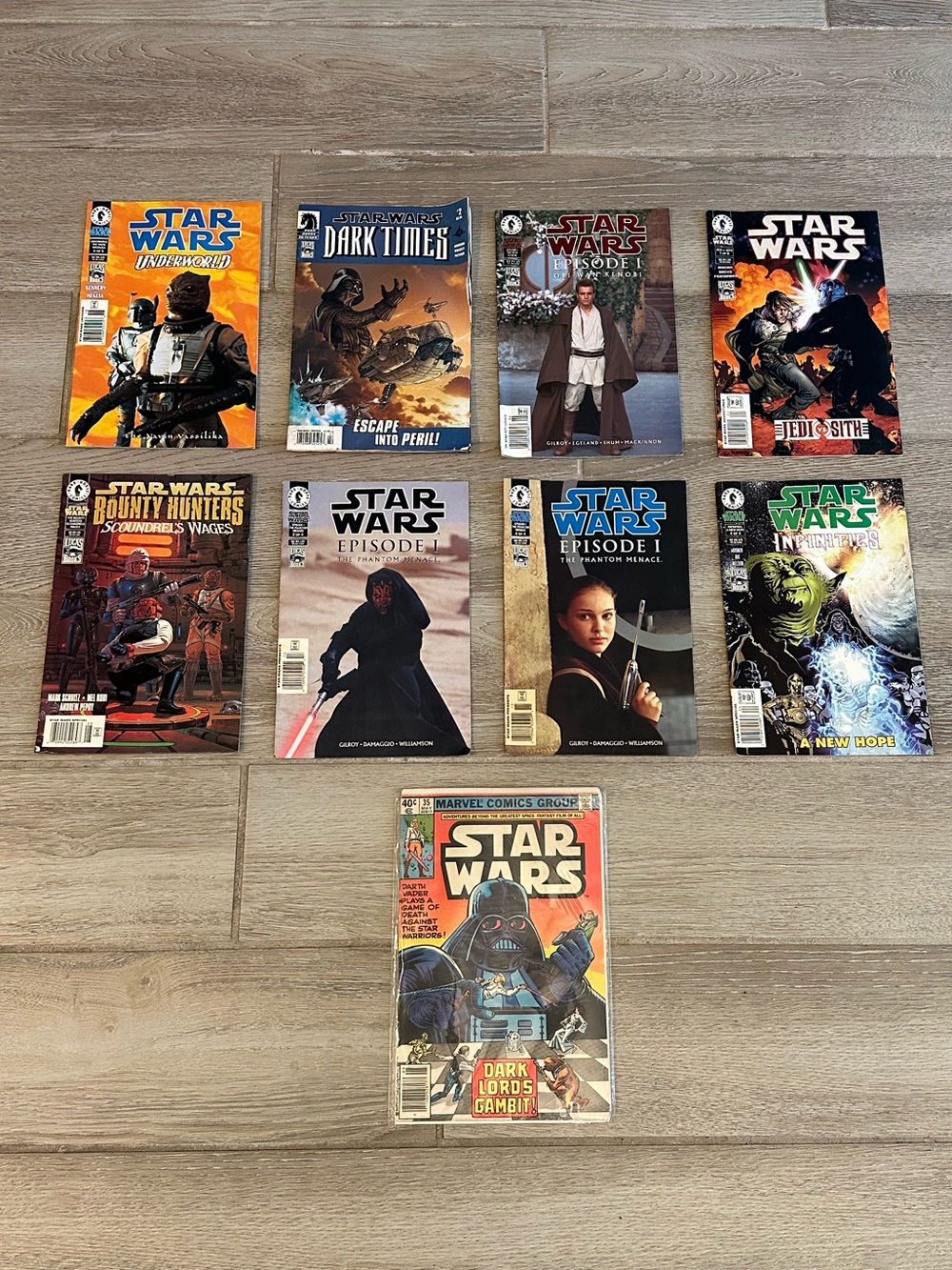 VTG Dark Horse Comics “Star Wars” Lot (9)